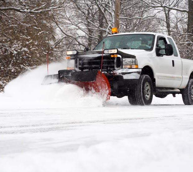 Commercial snow plowing